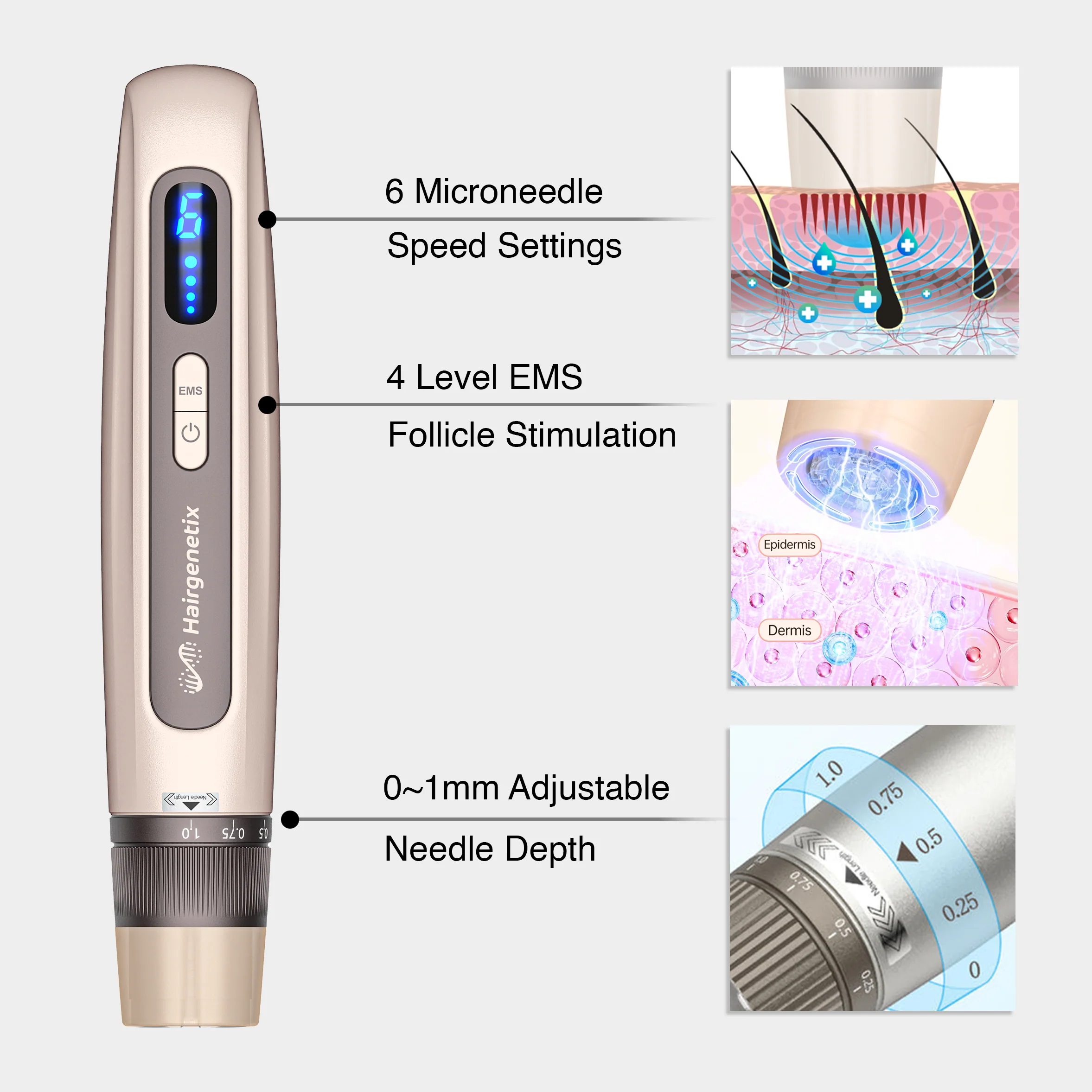 Hair Mesotherapy Pen (with EMS) - Image 3